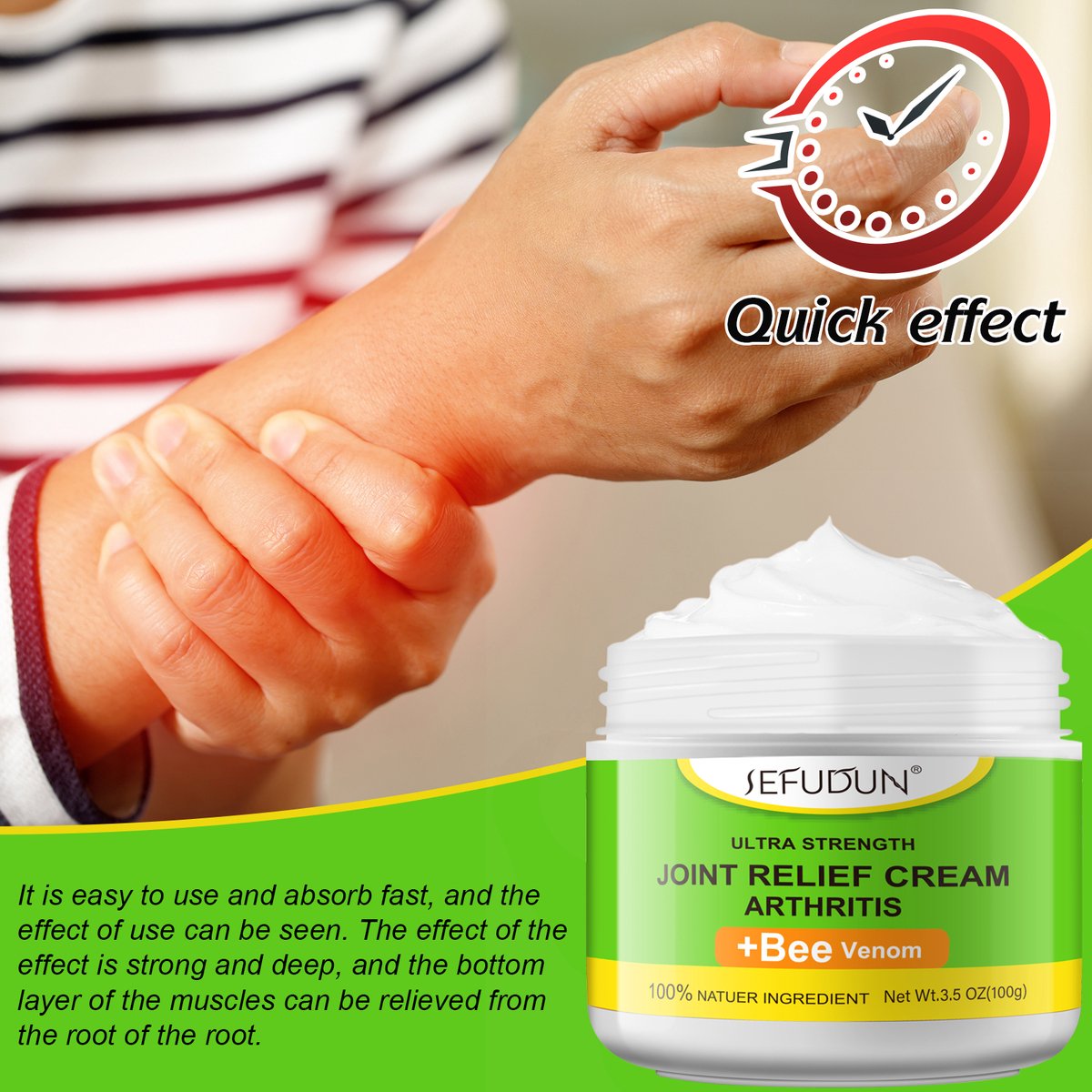 1+1 gratis sefudun (100 gram) bigiftsalve for ledd og muskler - bigiftkrem