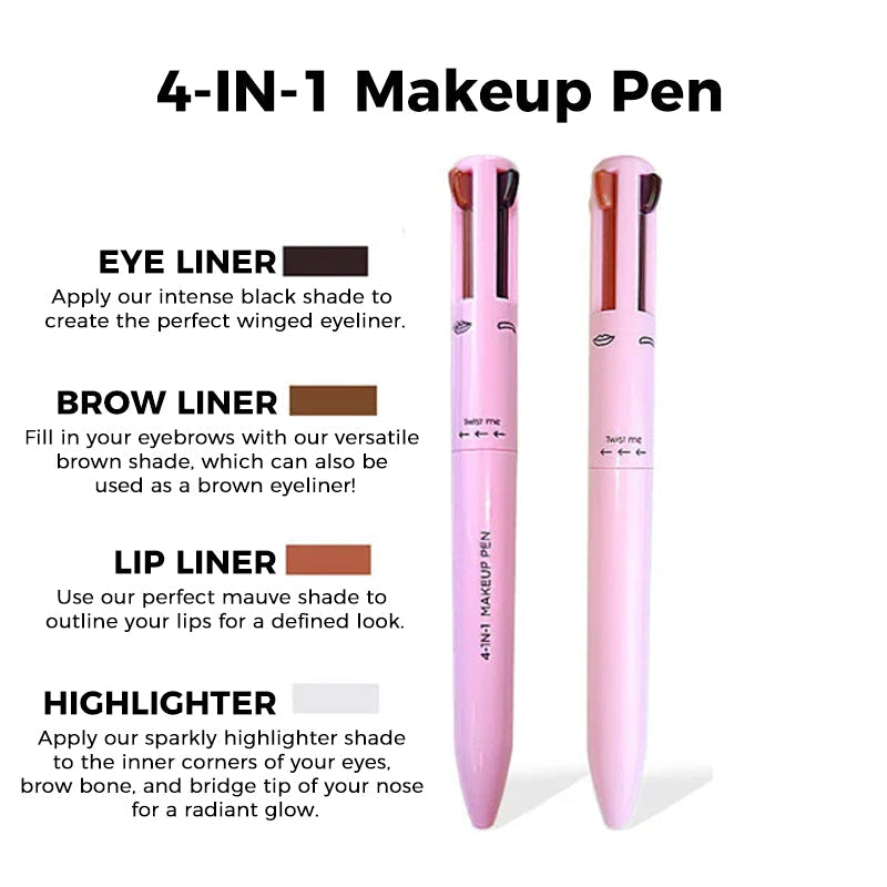 1+1 GRATIS🔥 4-i-1 Makeup Pen™, Vier producten, één pen