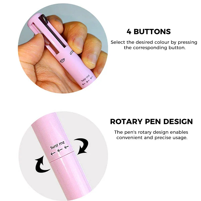1+1 GRATIS🔥 4-i-1 Makeup Pen™, Vier producten, één pen