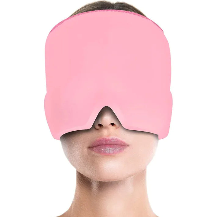 🔥 Mask for øyeblikkelig lindring av migrene – Kald❄️/varm☀️ terapi mot hodepine! 2e Mask 20 % rabatt