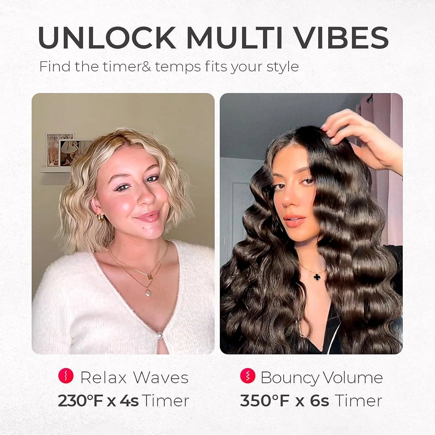 ⭐⭐⭐Final 4 timer: 60% OFF COMPACT Hair Waver Crimper