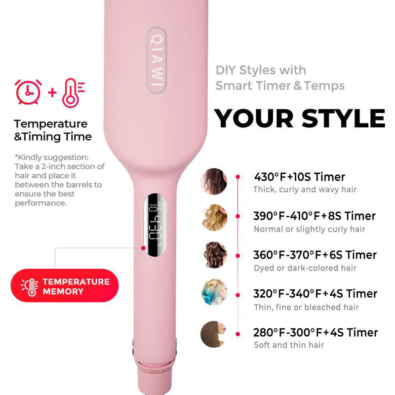 ⭐⭐⭐Final 4 timer: 60% OFF COMPACT Hair Waver Crimper