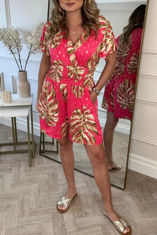🌸Salg 49% avslag🔥**Sommerens must-have: Blomstret jumpsuit. Denne luftige og stilige jumpsuiten med blomster er sommerens blikkfang. Perfekt for solfylte dager, ferier og lune kvelder.