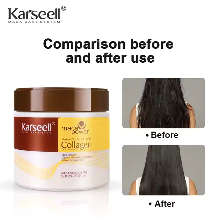 Mascara Capilar Karseell Con Colageno 🔥