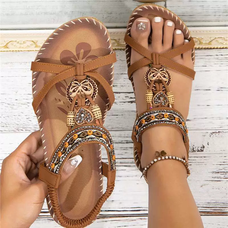 🌸💐2025 Summer New Boho Style Sandals 🤩💥💥Limited Time Offer: 50% avslag på best fra 640 kr til 320 kr