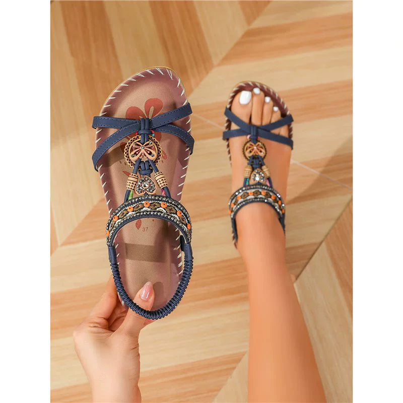 🌸💐2025 Summer New Boho Style Sandals 🤩💥💥Limited Time Offer: 50% avslag på best fra 640 kr til 320 kr