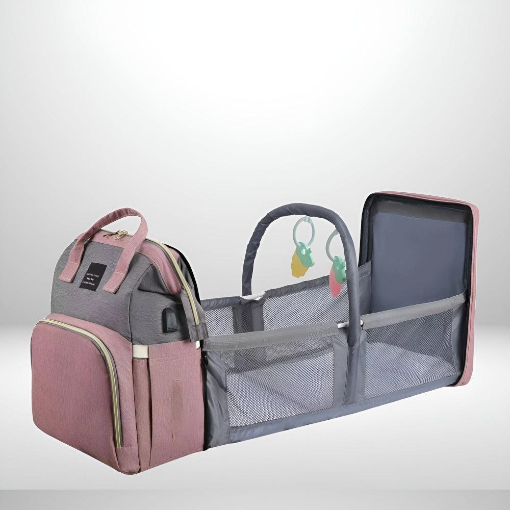 BabyVoyage™ stelleveske med integrert stelleplass eller barneseng. Nå 20% rabatt🔥fra 852 kr til 710 kr
