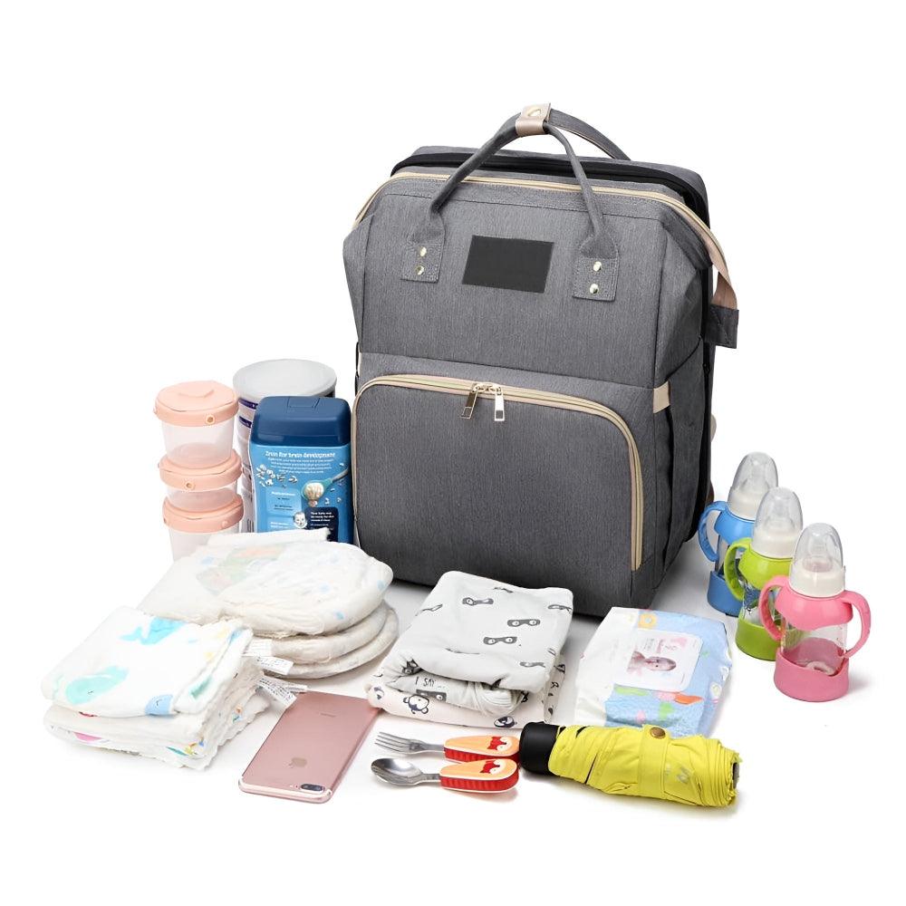 BabyVoyage™ stelleveske med integrert stelleplass eller barneseng. Nå 20% rabatt🔥fra 852 kr til 710 kr