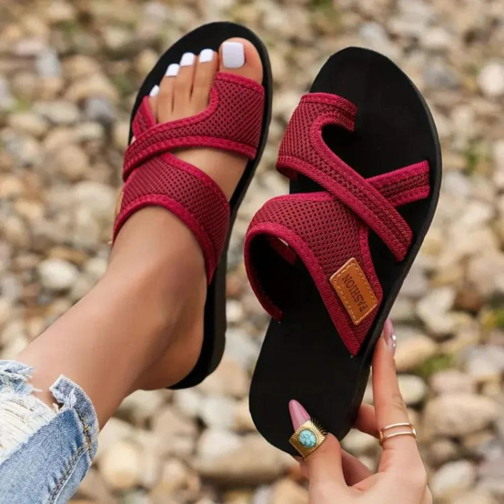 Sally Hallux Valgus-korrigerende tøfler med ortopedisk komfort 50%🔥RABATT Fra 810 kr til 405 kr