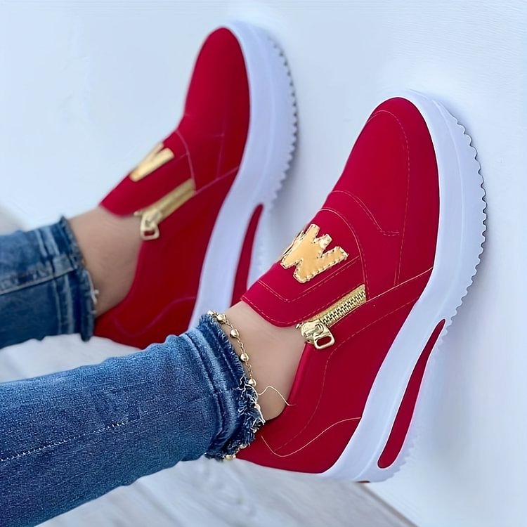 Dames orthopedische casual instap sneakers