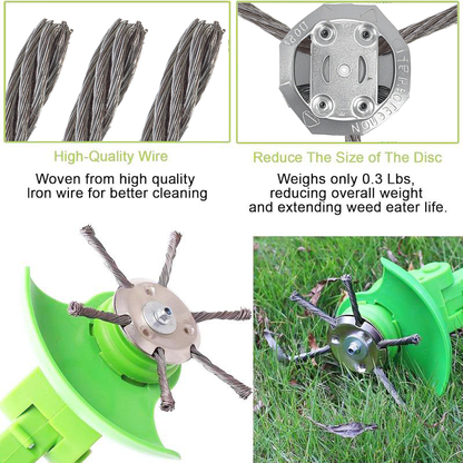 🧰 6" Steel Wire Cutter – The Last Blade You'll Ever Need for Weeds & Rust