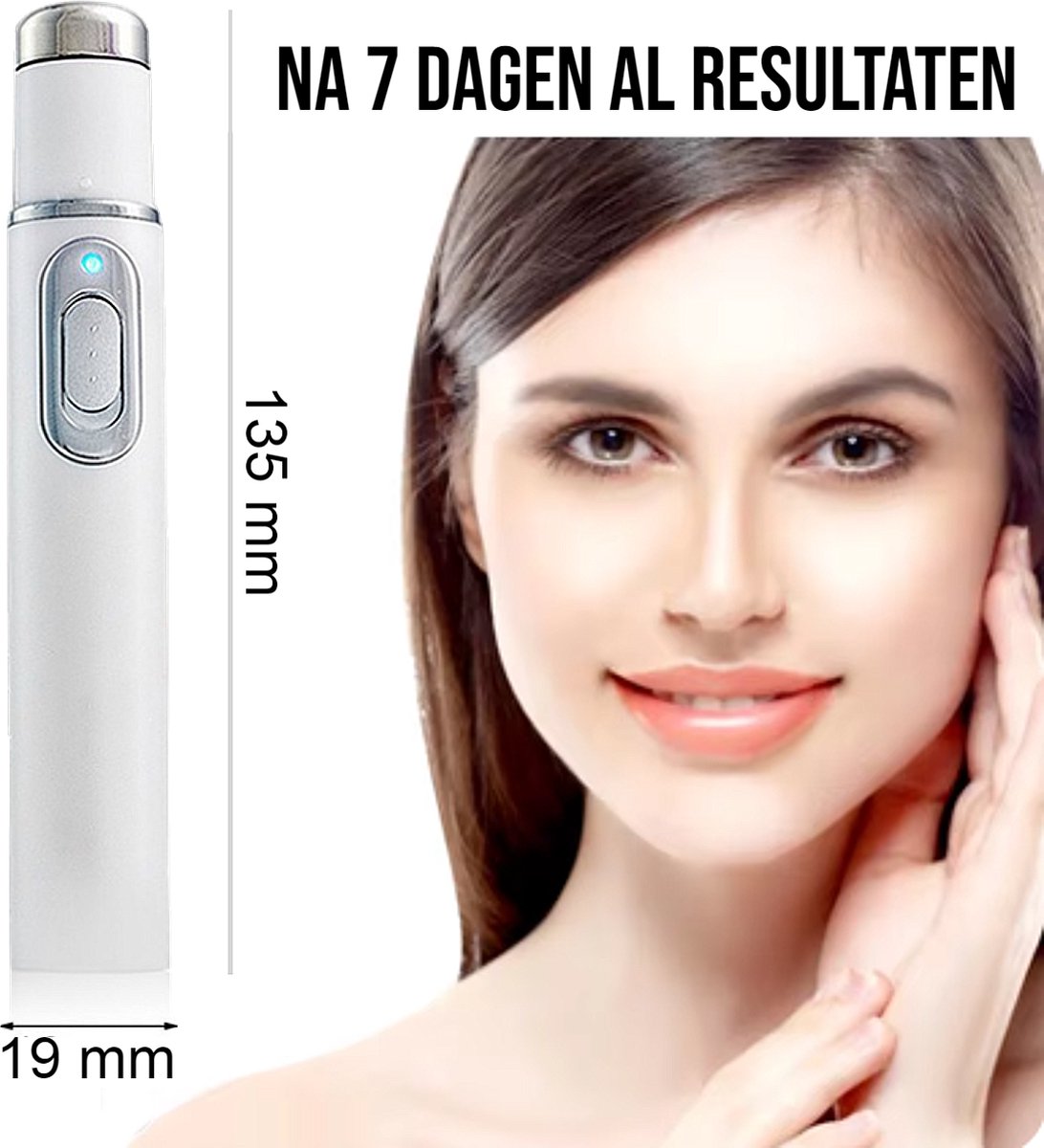 Latest.co.uk® Blue Light Face Laser Pen - Fjerning av kviser og rynker + hudforyngelse ##.