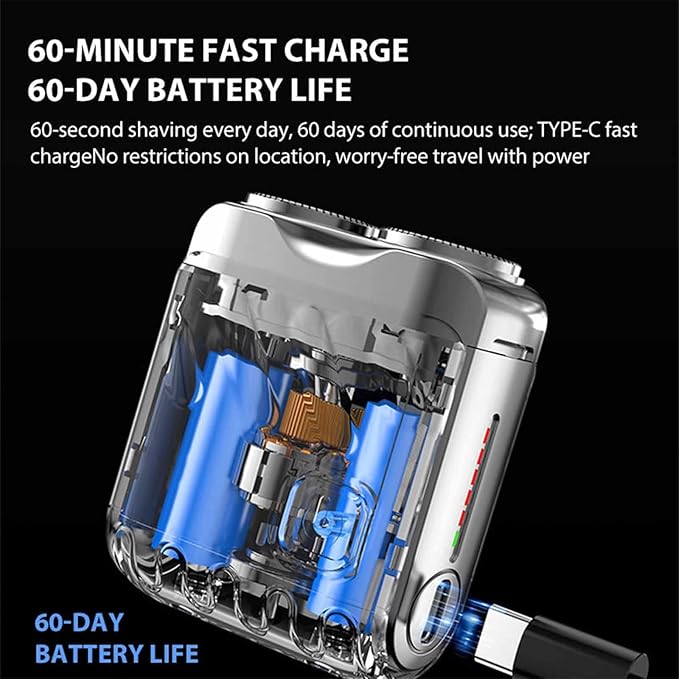 🔥HOT SALE 50% OFF🔥Mini elektrisk eksplosiv barbermaskin 💥 fra 690kr til 345kr