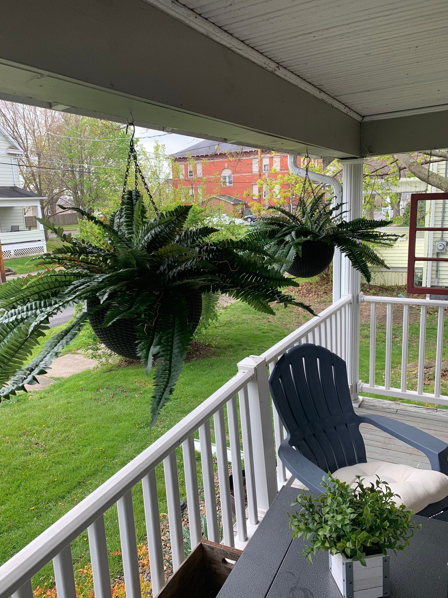Siste dag 70% AVSLAG - UV-bestandig livaktig kunstig Boston Fern