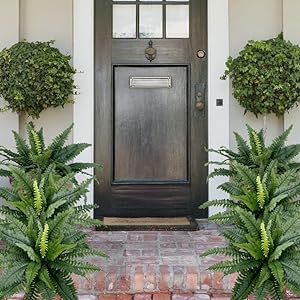 Siste dag 70% AVSLAG - UV-bestandig livaktig kunstig Boston Fern