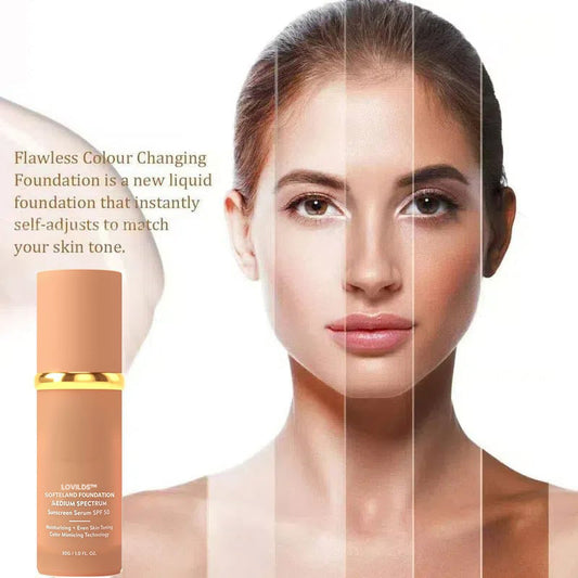 ✨[Official Brand Store]🔥Last Day Sale 49% OFF🎁 LOVILDS™Foundation 4 in 1 - Light Spectrum