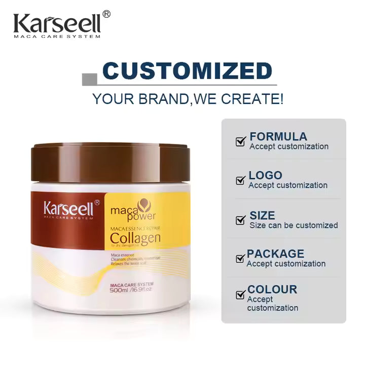 Mascara Capilar Karseell Con Colageno 🔥