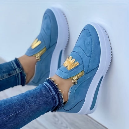 Dames orthopedische casual instap sneakers