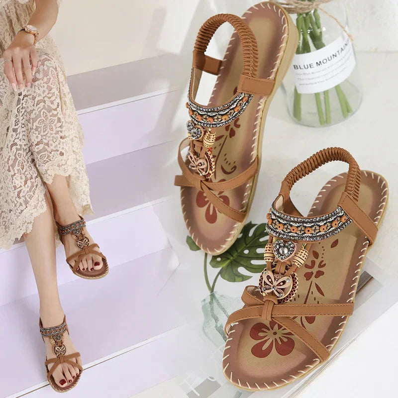 🌸💐2025 Summer New Boho Style Sandals 🤩💥💥Limited Time Offer: 50% avslag på best fra 640 kr til 320 kr
